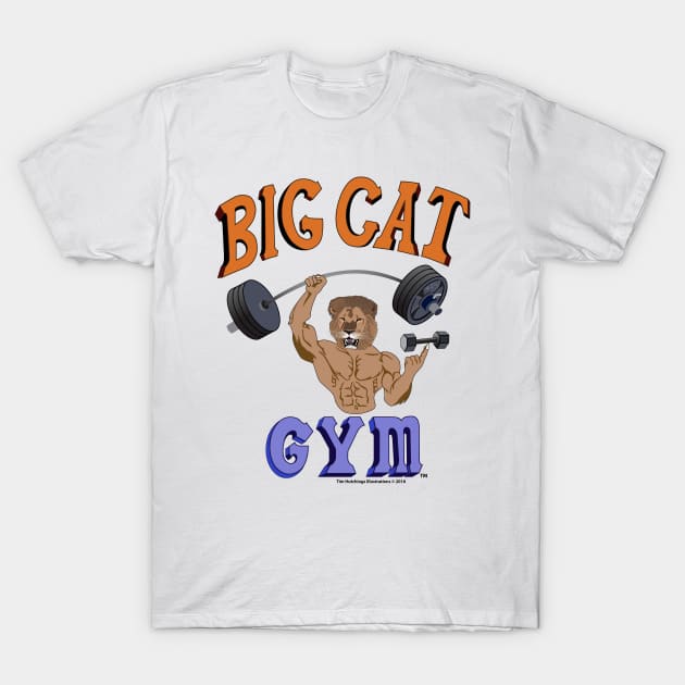 Big Cat Lion T-Shirt by BigCatGymSportswear